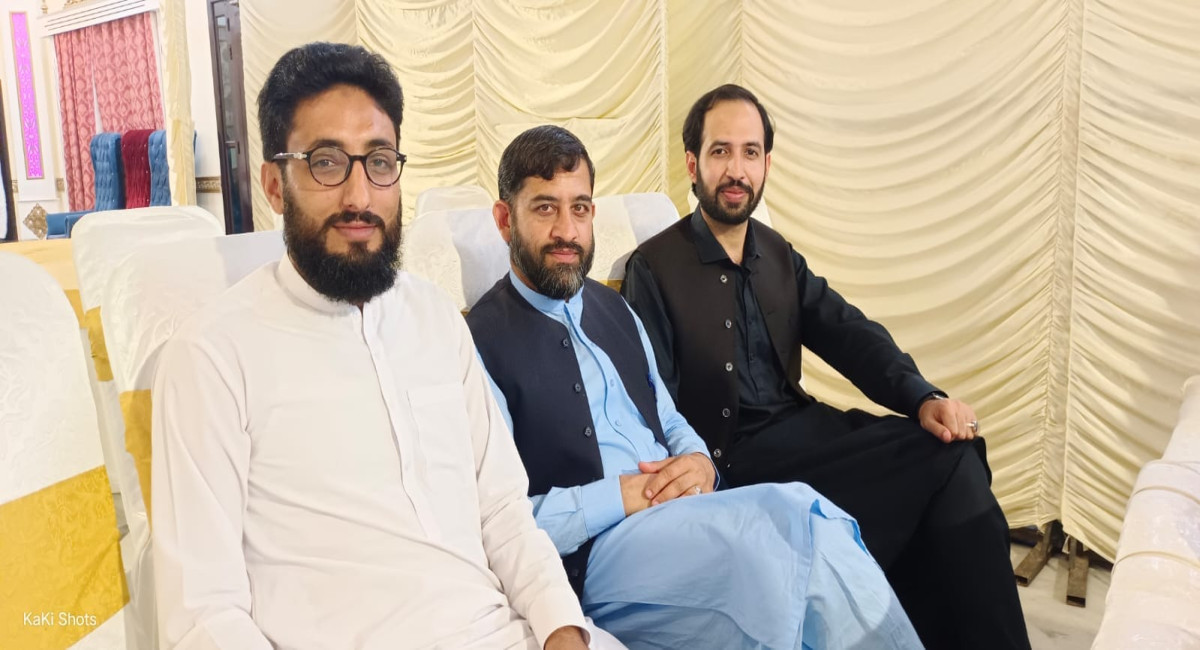 Dr. Aman, Eng. Zeeshan Danish and Mr. Rafiullah Kaki